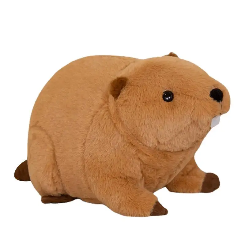 Stuffed Nutria Lovely Nutria Plush Doll Nutria Fur Toy Cute Cuddly Doll Stuffed Resilient Smooth For Birthday Gifts Boys Girls