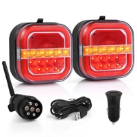 Car Accessories Led Light Magnetic Wireless 2pcs LED Towing Taillights Trailer Lights Truck Lights