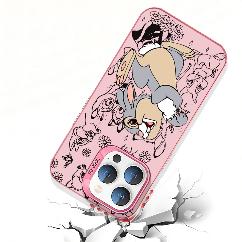 Bambi Thumper Disney For Redmi Note 13 12 12S 11 11S 11E 10 10T 10S 9C 9T Pro Plus Max Lite 5G Colorful Silver Mobile Cover