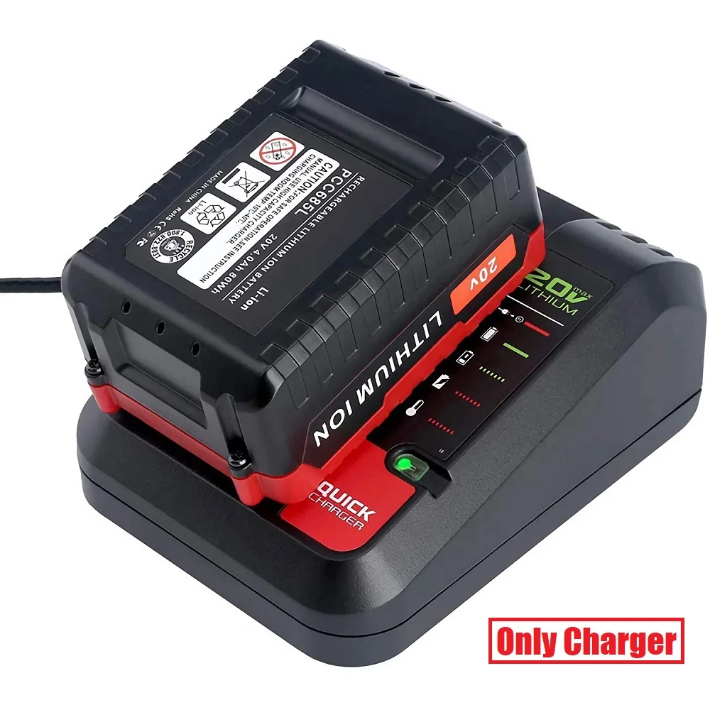 New Lithium Battery Charger For Black And Decker Stanley Model LBXR20 LBXR20B ASL186K ASL188K Tools 18V 2A 10.8-20v 100-240V