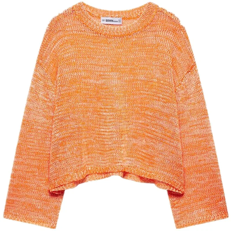 سترة نسائية محبوكة بأكمام طويلة جديدة لصيف 2025، أزياء عصرية متعددة الاستخدامات بتصميم كتف واحد مزخرف، طراز عملي بطول عادي