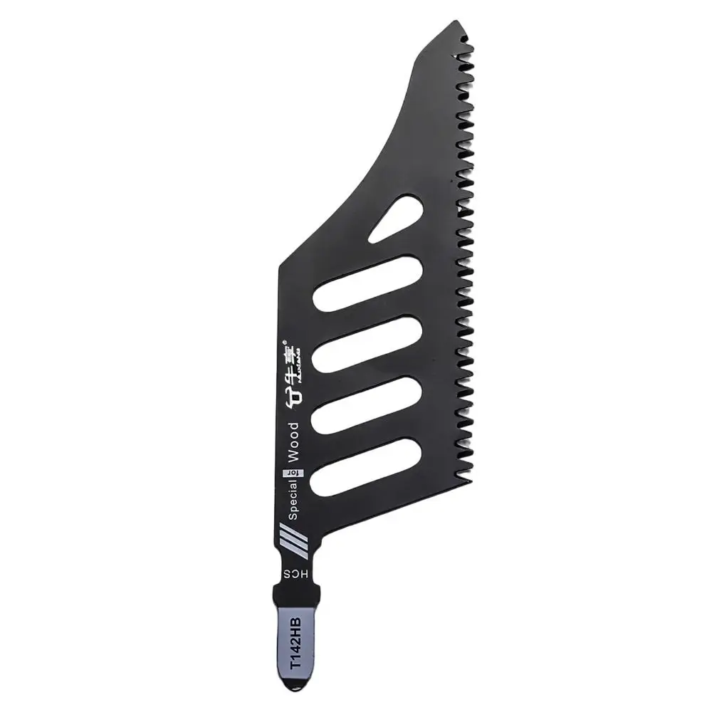 5pcs With Handle Flush Cutting Jigsaw Blade Steel Construction Special-Shaped Design High Carbon Steel Saw Blade