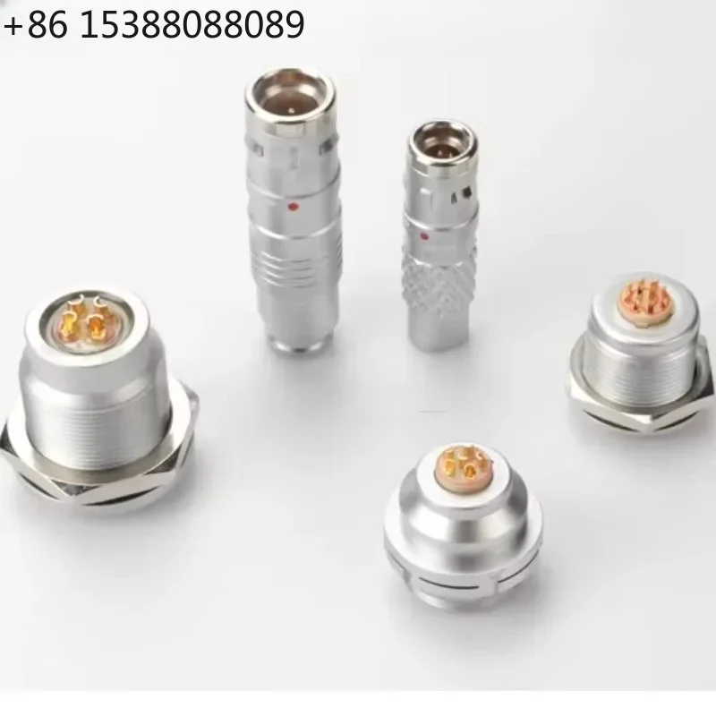 0B Metal IP50 Series In-Line Circular Connectors 1-40 Pin Push-Pull Connectors F-GG.00.304.CLAD22(2pcs)
