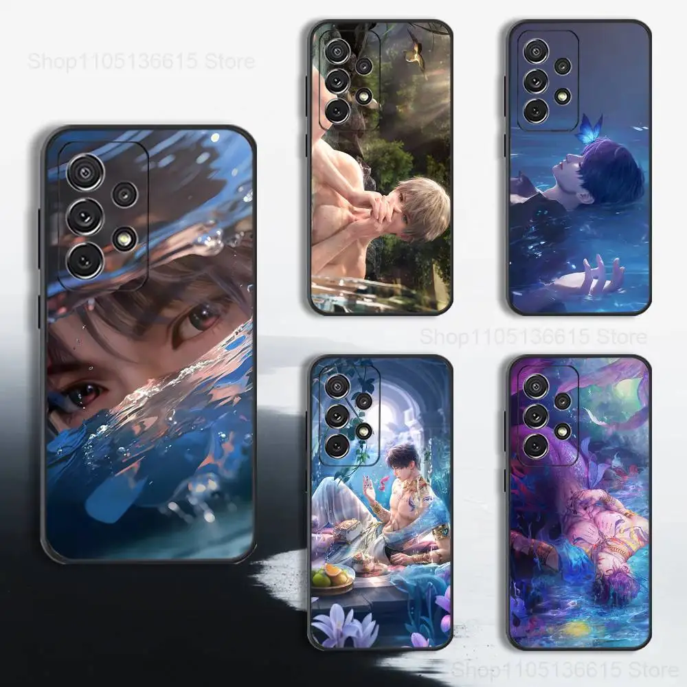 

Game LOVE AND DEEP SPACE Phone Case For Samsung S22,S21,S20,S10,S9,S25,S24,S23,Ultra,FE,Plus,Lite,Soft Silicone Black