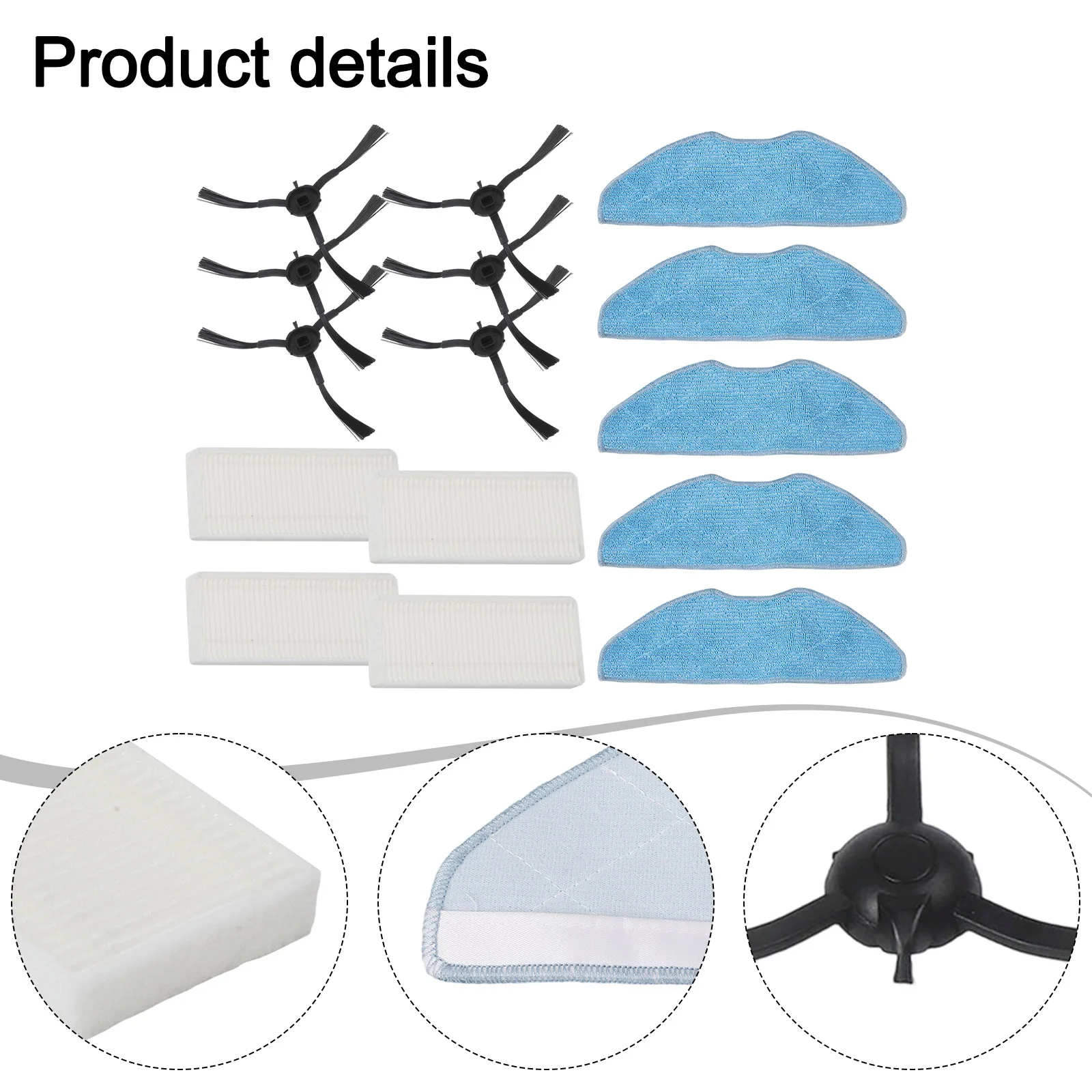 As Shown Vacuum Cleaner Parts Vacuum Cleaner Filters Appliance Replacement Pads Deep Cleaning Accessories For X-Plorer S135