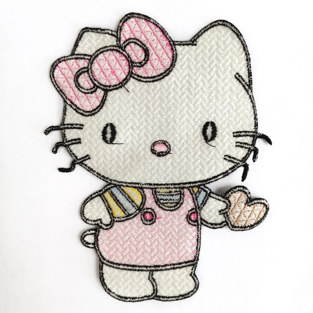Cartoon Cute Kitty Kitty Embroidery Cloth Patch Clothing Patch Repair Accessories Bag Decorative Cloth 24101002
