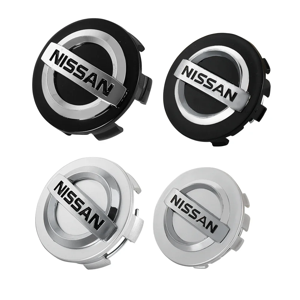 4Pcs 54/60mm Car Wheel Center Hub Caps Rims Cover Logo  Nissan X-trail Qashqai Note Juke Sentra Patrol Leaf Tiida Accessories
