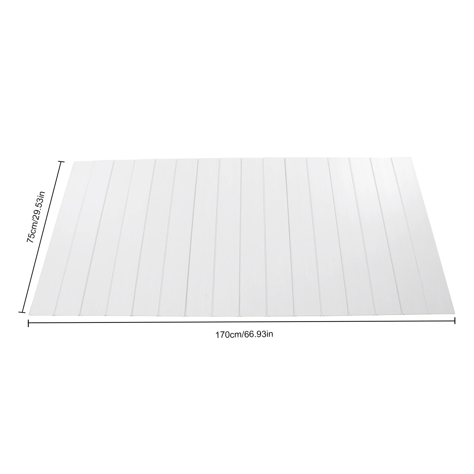 Badkuiphoes Opvouwbaar bord Waterdicht Stofdicht Badkuipbak Isolatie PVC Duurzaam paneel voor thuis Badkamer Spa 75 x 170 cm