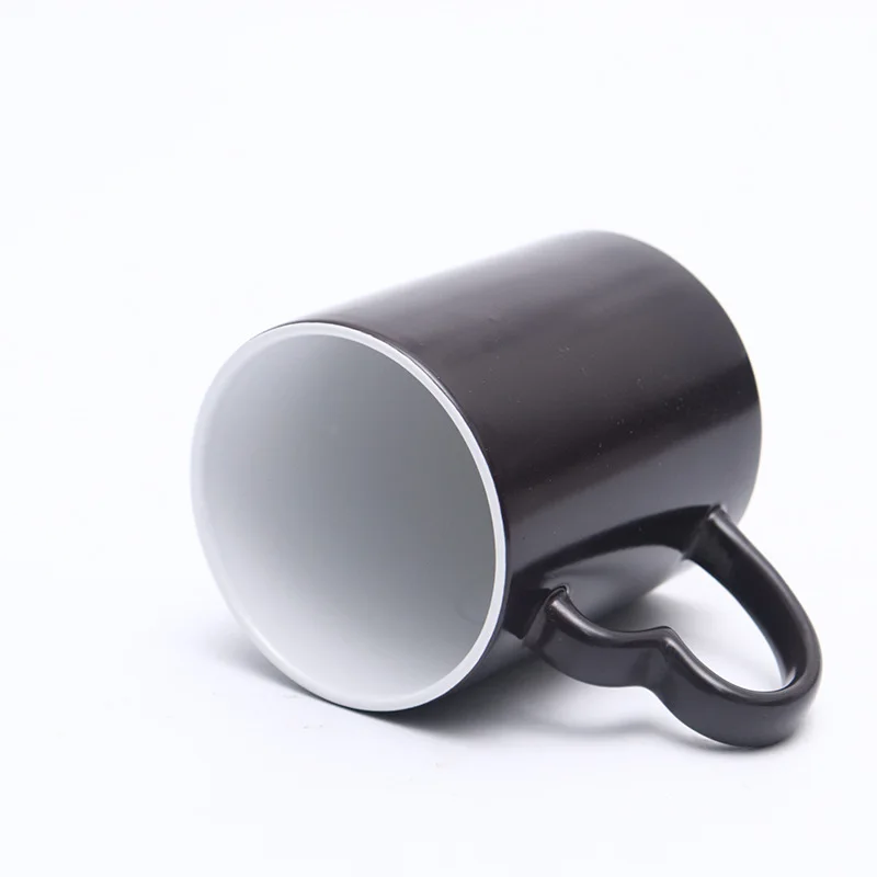 To Heart Changing Cup Simple Inner Color Heat Transfer Ceramic