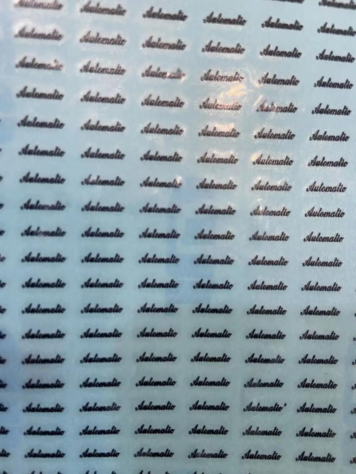 Benutzerdefinierte 3D-Metall-Uhrenzifferblatt-Aufkleber, automatisch, für Seik-Logo-Etiketten, DIY-Aufkleber, personalisierte Kawaii-Aufkleber, selbstklebend – Detail 3