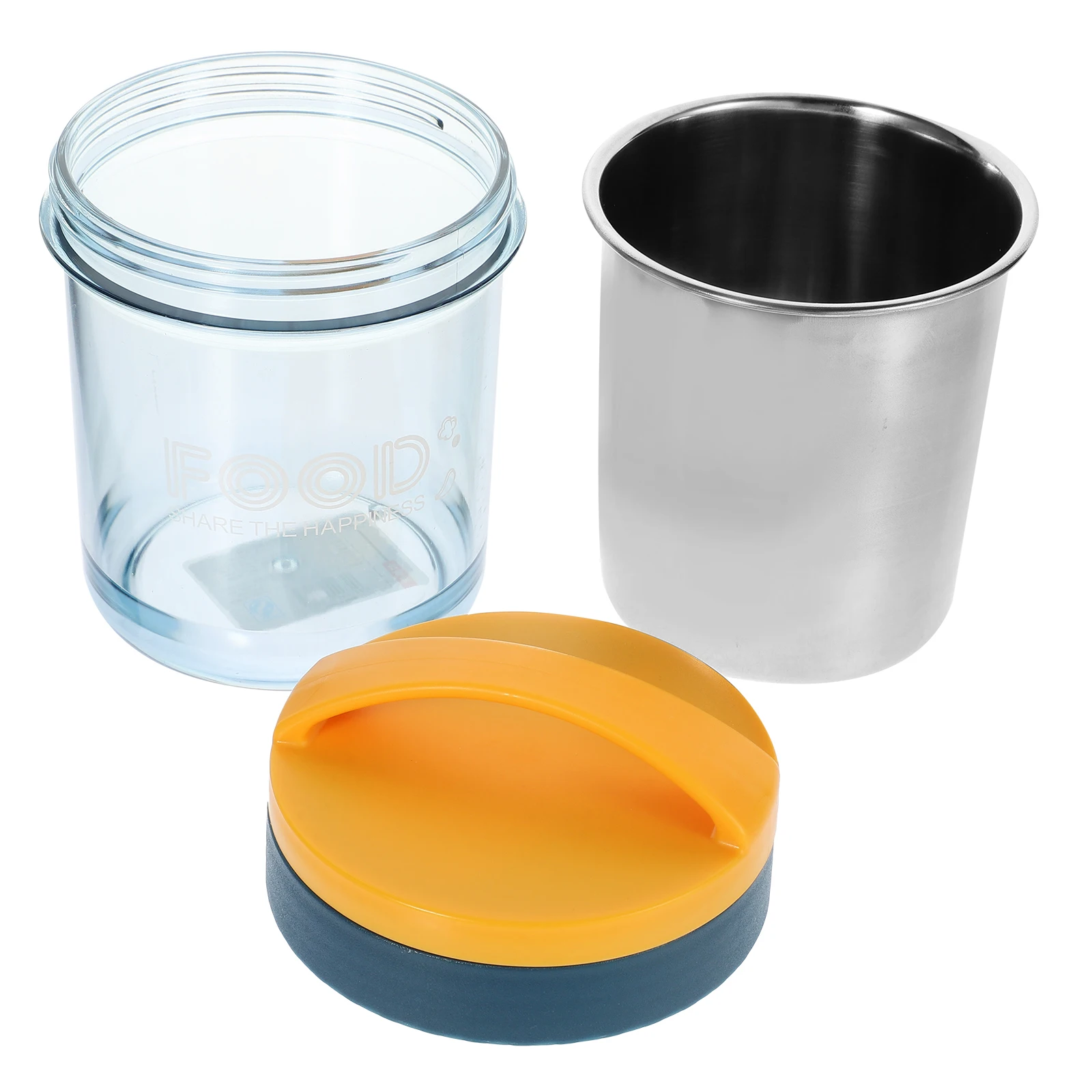 

1pc Insulated Porridge Cup Food Container Leakproof Thermal Soup Bowl Handle for Kids Adults Travel Lunch Storage