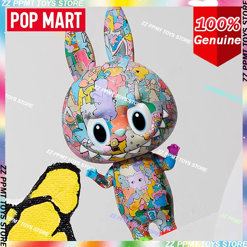 

POP MART MEGA LABUBU 400% Оригинальная коллекционная фигурка-сюрприз к 10-летию, арт-игрушка, украшение для дома, коллекционные подарки, игрушки