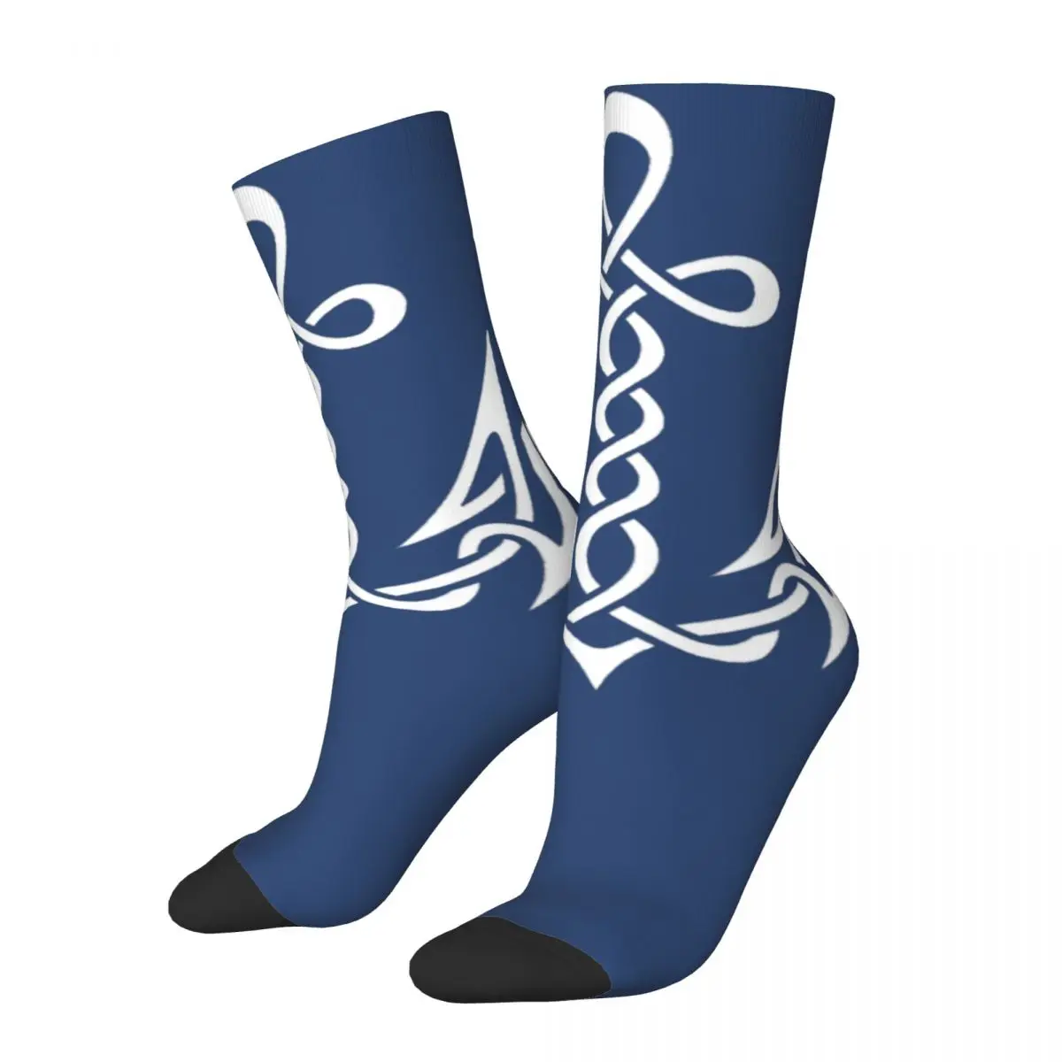 Hip-hop Women Men Whtie Anchor Navy Crew Theme Socks Sailor Merch Soccer Socks Comfortable Best Gift Idea