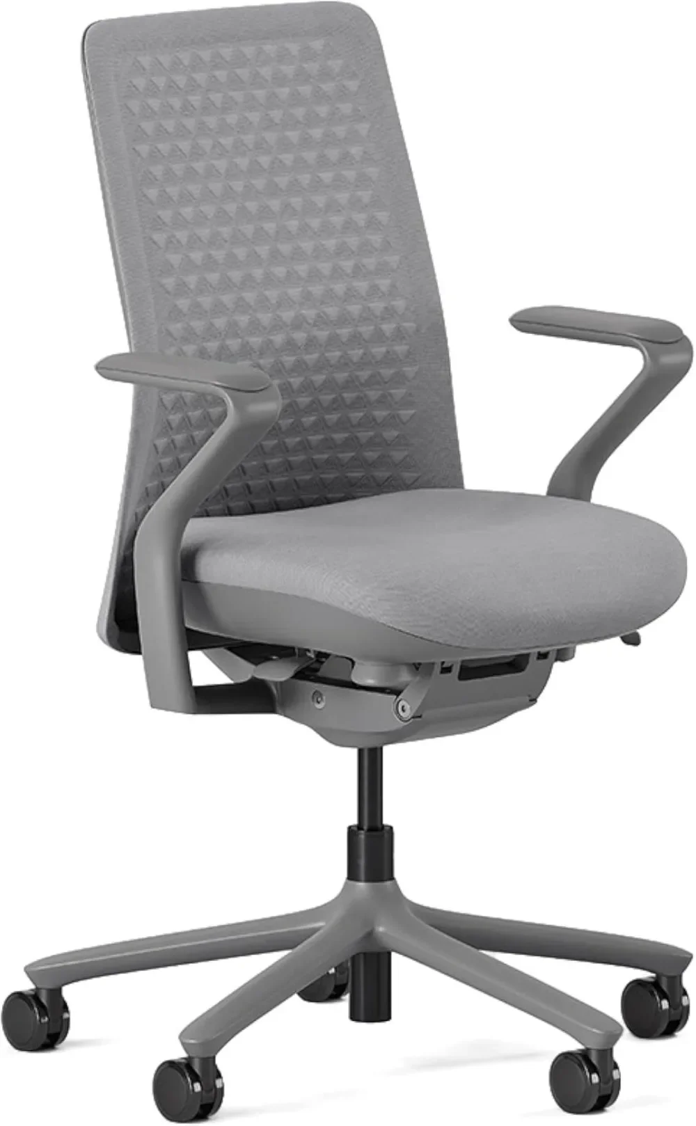 

High Performance Executive Office Chair with Contoured Seat Back and Adjustable Lumbar Rest - Up to 275 lbs - Lunar