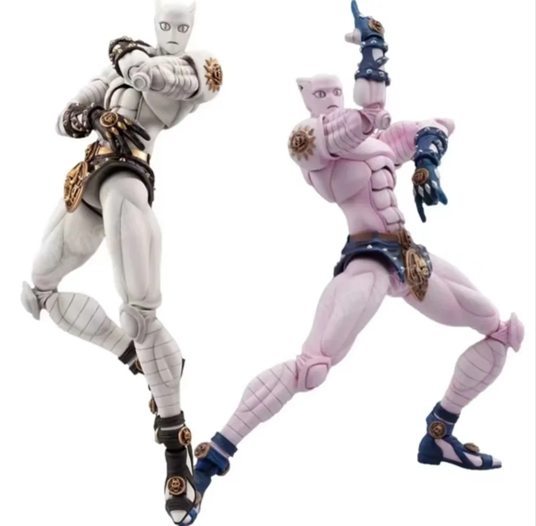 16cm JOJOs Bizarre Adventure JOJO Killer Queen Action Figure Collection Toys Christmas Gift Doll With Box