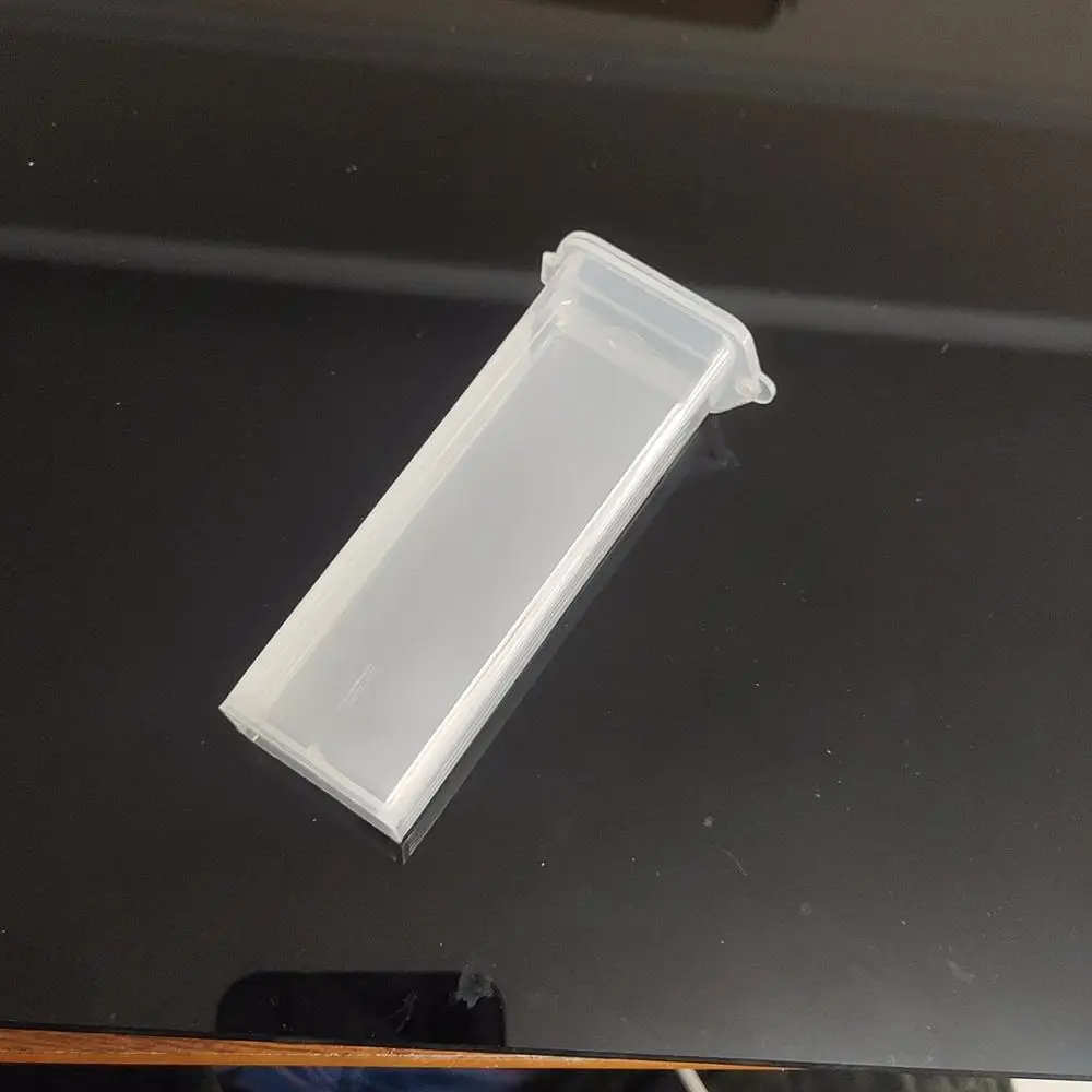 Coverslips de vidrio de cavidad de 1mm de espesor, portaobjetos de vidrio de microscopio cóncavo doble, cubierta de muestra en blanco de laboratorio reutilizable, 5 piezas