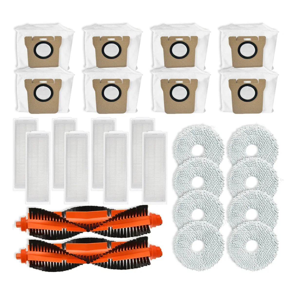 Piezas de repuesto para aspiradora Xiaomi Mijia M30 Pro C107, cepillo principal de rodillo, filtro Hepa, paño de mopa, accesorios para bolsa de polvo