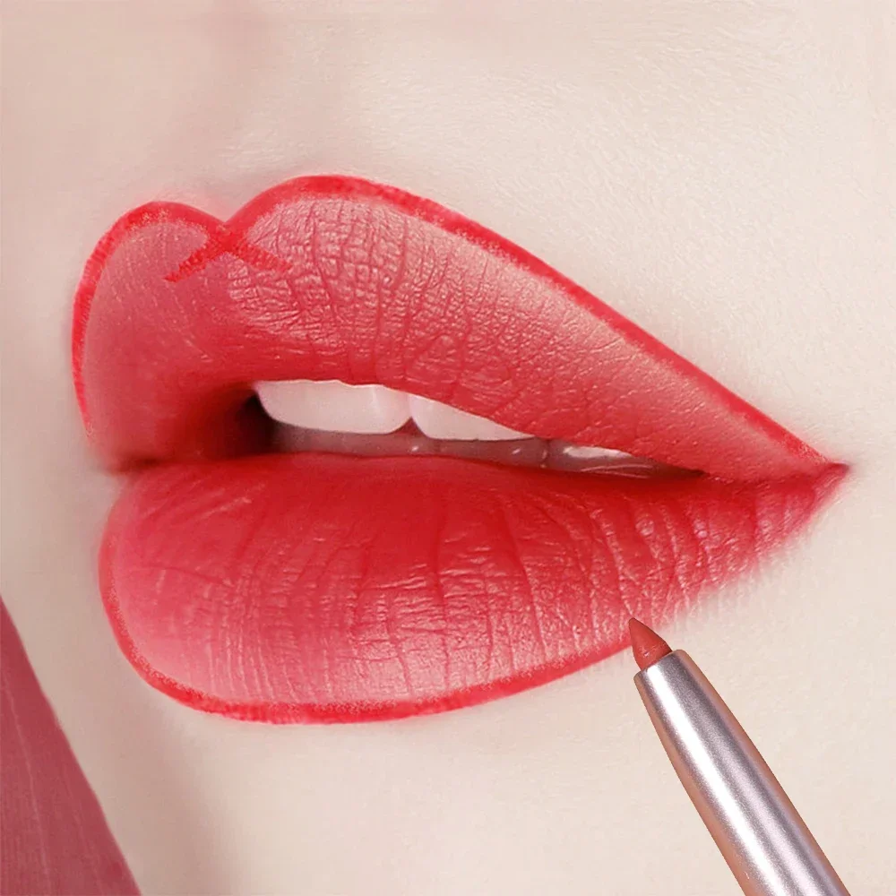 Neue Mode Frauen wasserdicht Lip Liner Bleistift langlebige matte Lippenstifte Stift sexy rote Kontur Tönung feuchtigkeit spendende Lippen Make-up