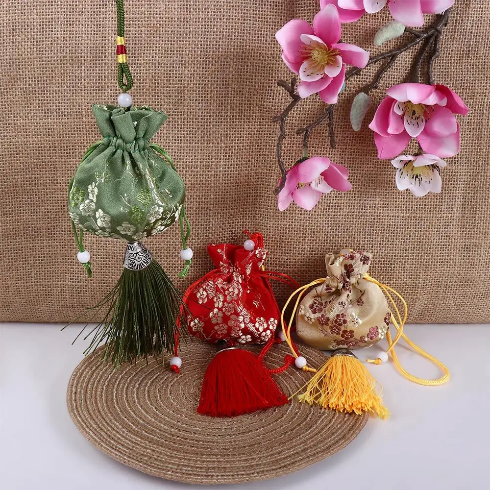 

Декоративный подарочный саше для выпускников с узором из цветов сливы, женский саше в китайском стиле, сумка для фестиваля лодок-драконов, сумка для хранения украшений