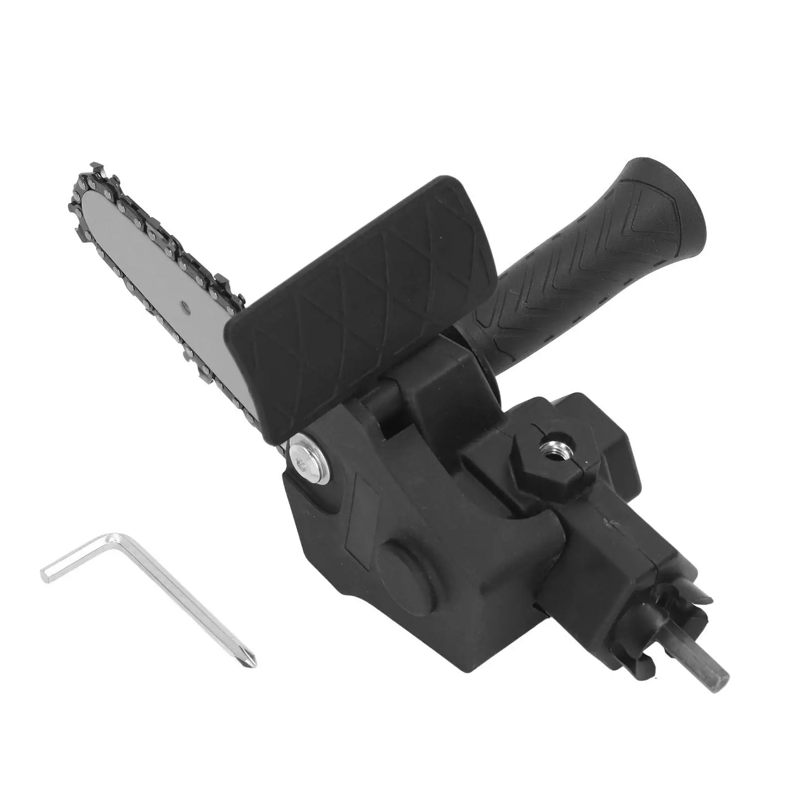 

Stainless Steel Saw Conversion Adapter with Plastic Handle for Electric Drill Easy Assembly