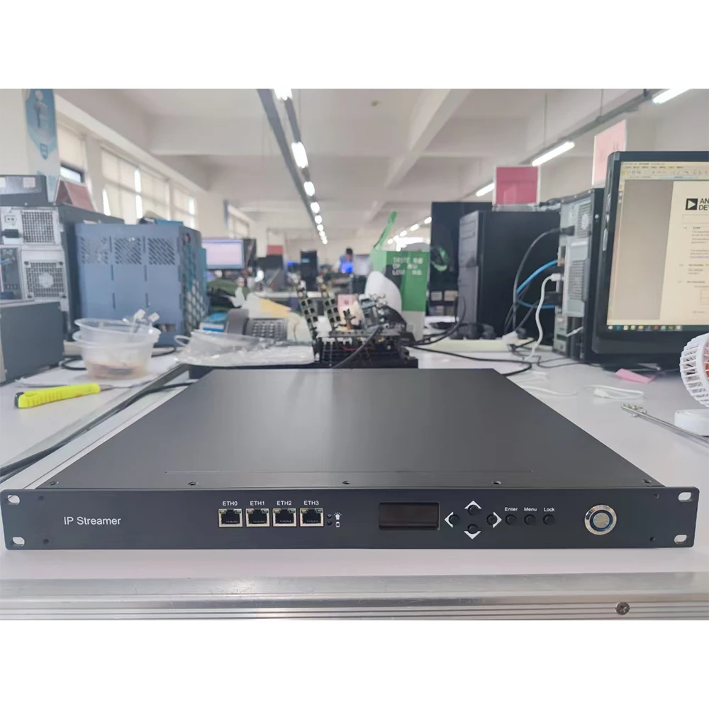 IP Streaming Media Player HDMI DVB-T2 DVB-S2 Multi-Channel Input for Protocol Conversion and IPTV Systems