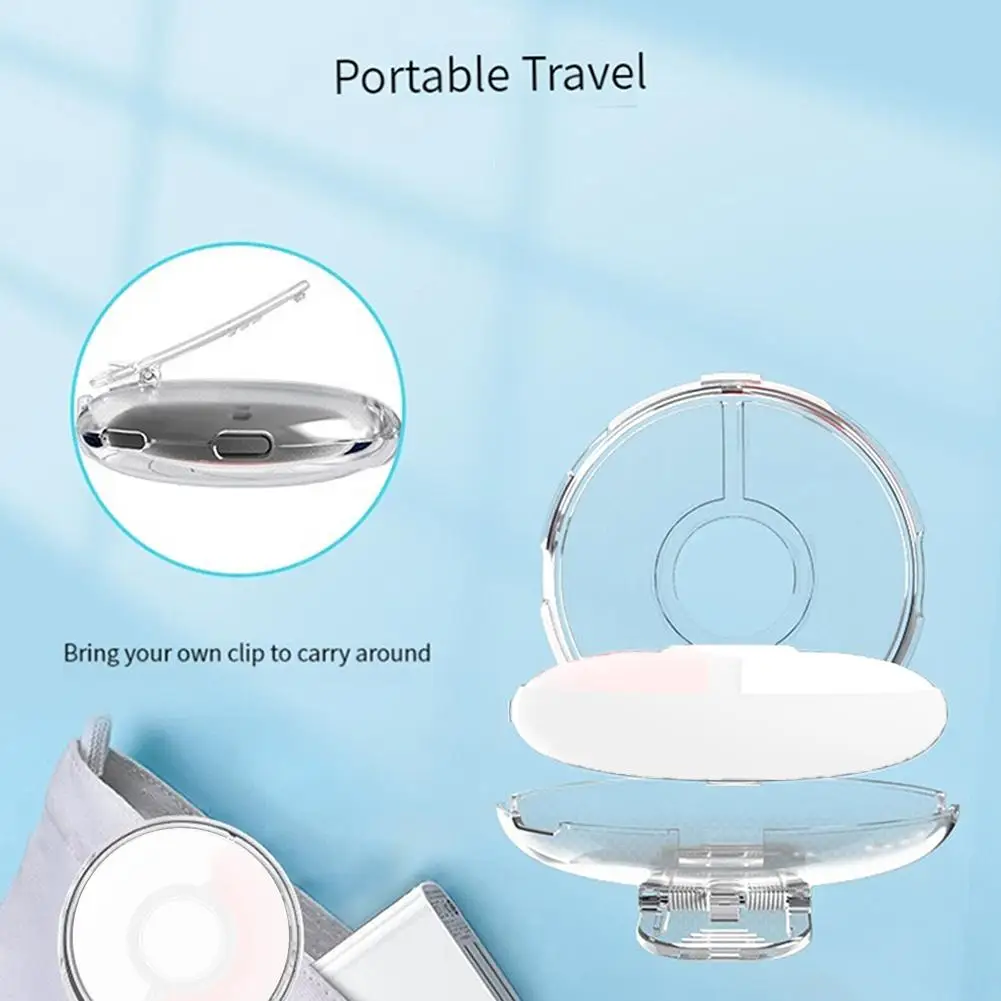 Custodia in cristallo per Pokemon GO Plus + custodia rigida trasparente per PC con accessori protettivi per cinturino per Pokemon B6Y3