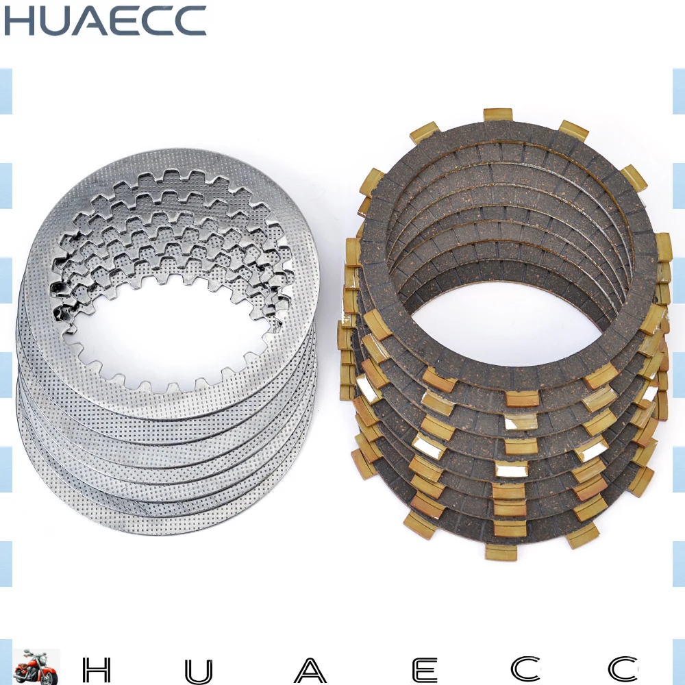 

Clutch Friction Steel Plates Disc for Yamaha FZ750 FZ750 Genesis 1985-1991 FZX750 1986-1998 FZ700 FZ700T/TC 1987 31A-16325-00 7