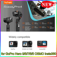 Hohem iSteady Pro 4 Action Camera Gimbal 3-Axis Handheld stabilizer for GoPro 11/10/9/8/7 Insta360 One R DJI OSMO Action