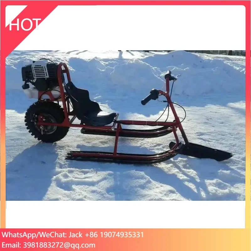 

Manufacture Direct Multifunctional Electric Tracked Outdoor 110cc Kids Snowmobile for Children
