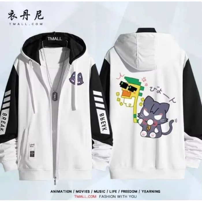 

Anime Genshin Impact Wanderer Hooded Hoodie Cosplay Autumn Winter Men Women Coat Loose Jacket Tops Anime