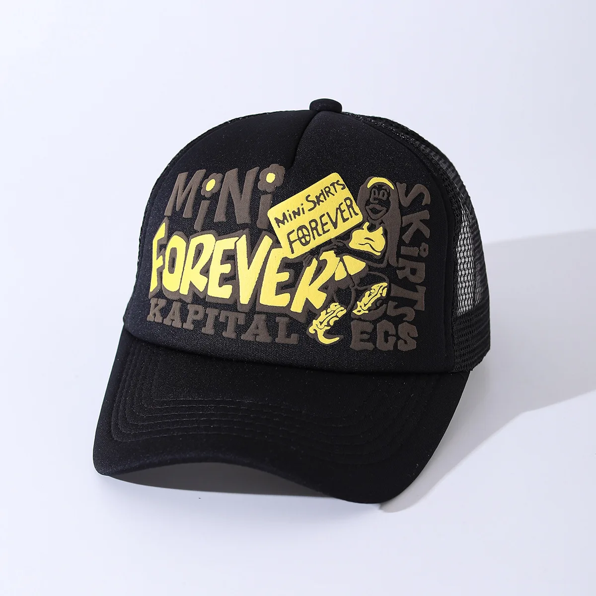 forever sponge baseball cap women men outdoor High quality Hip hop mesh cap Sunshade breathable trucker hat