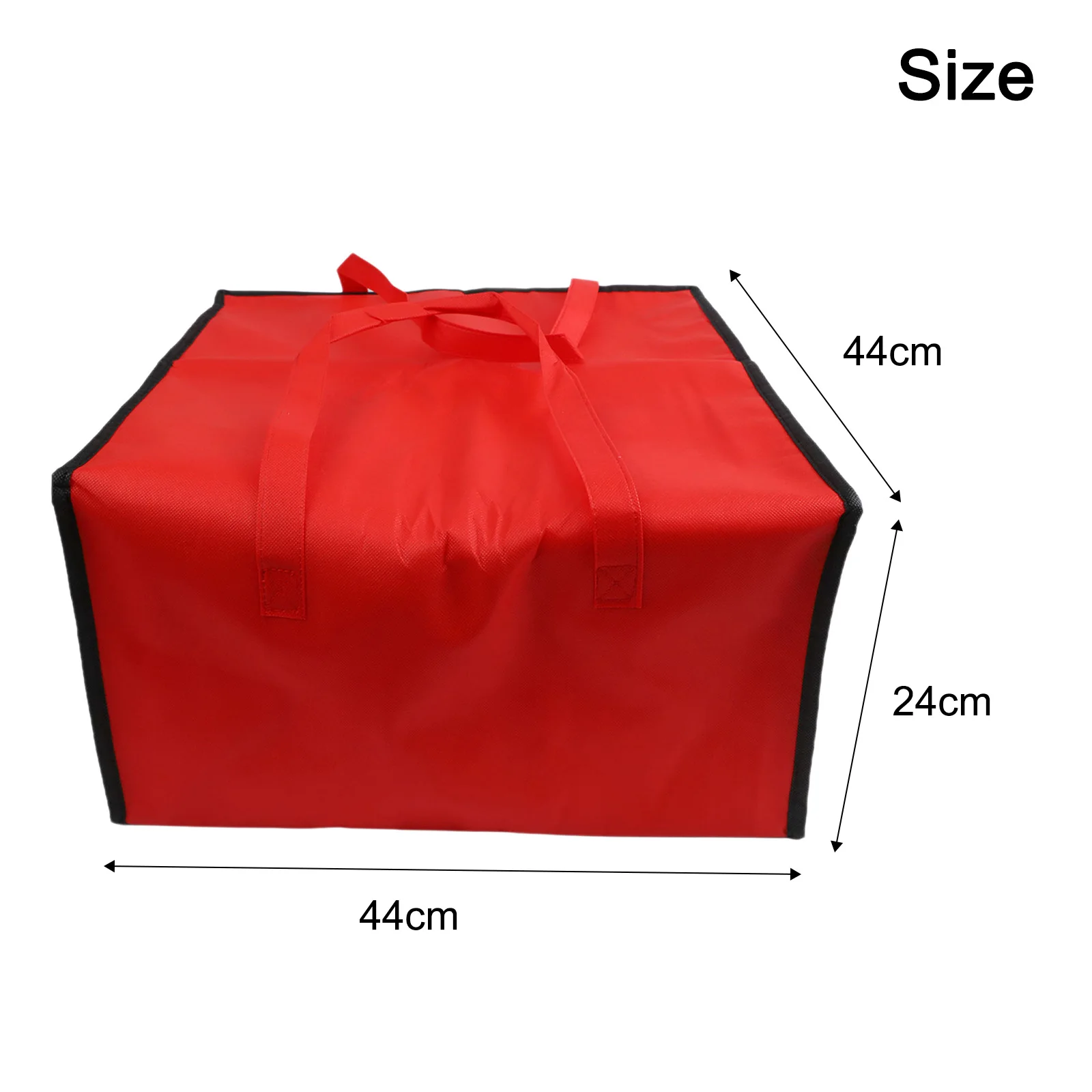 14 بوصة بيتزا حقيبة توصيل الطعام مقاوم للماء معزول حامل تخزين حراري في الهواء الطلق التخييم نزهة الوجبات الجاهزة أكياس توصيل الطعام #3