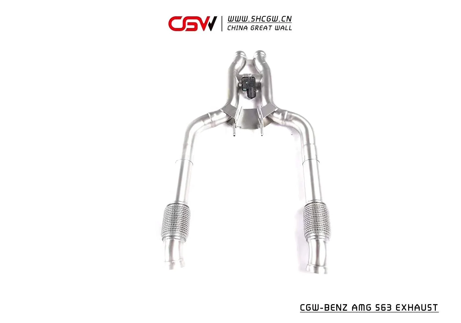 Active Sound SUS304 or Titanium Catback Muffler with Valves for  S63 4.0T V8 Exhaust Tips Model Year 2018