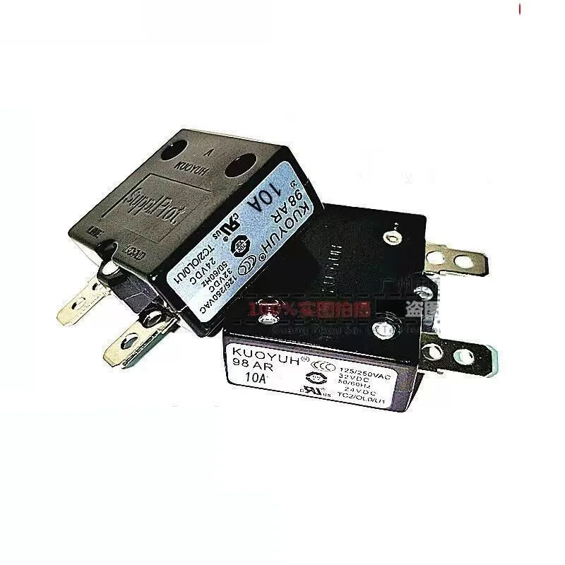 Instrument Motor Accessories Circuit Breakers KUOYUH 98AR 10A Overcurrent Protector Overload Switch Automatic Reset