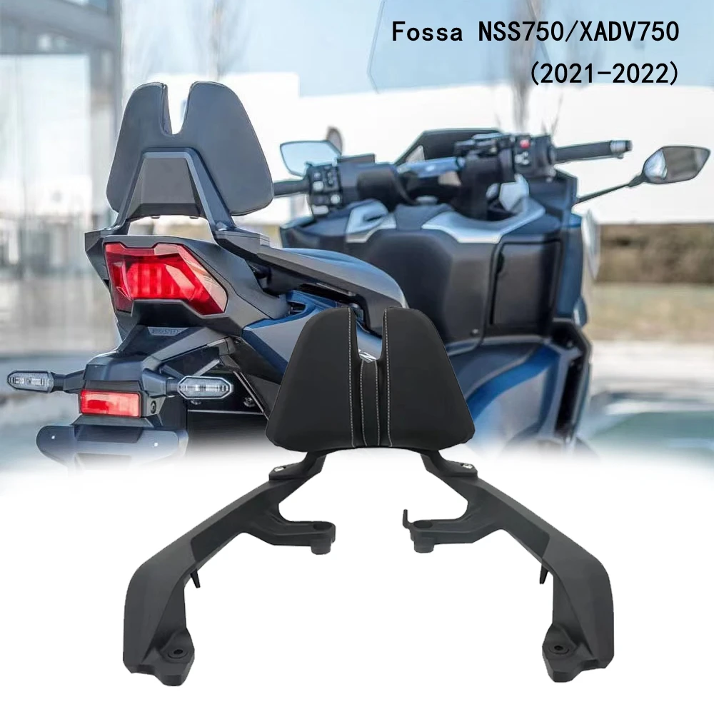 Motorcycle Rear Backrest Cushion Back Rest Pad Passenger Seat For HONDA XADV 750 X-ADV 750 FORZA 750 NSS 750 2021 2022