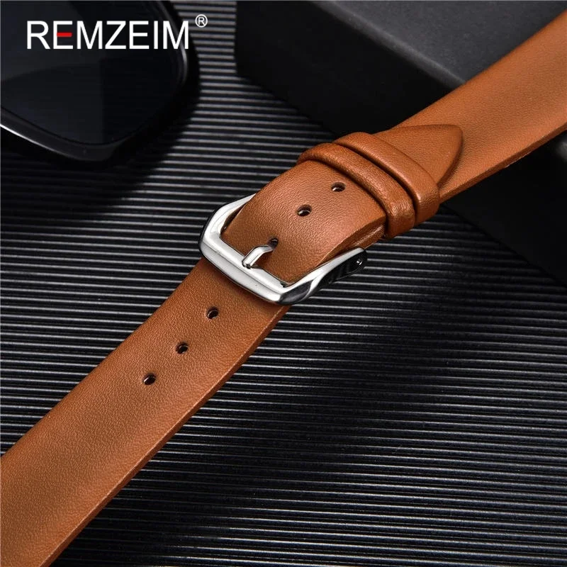 Weiches Lederarmband 12mm 14mm 16mm 18mm 20mm 22mm Armbanduhrenarmband Hochwertige Uhrenarmbänder Armband Gürtelband – Detail 16