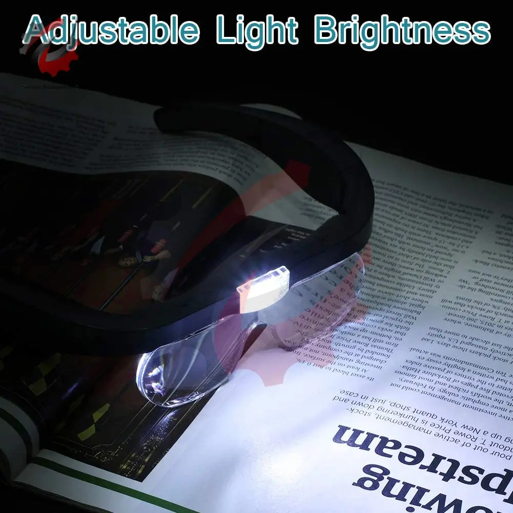 Imagem -03 - Lupas Magnifier1.5x 2.5x 3.5x 5.0x Usb Recarregável com Luz Led para Leitura Joalheiros Relojoeiro Reparação Vestindo