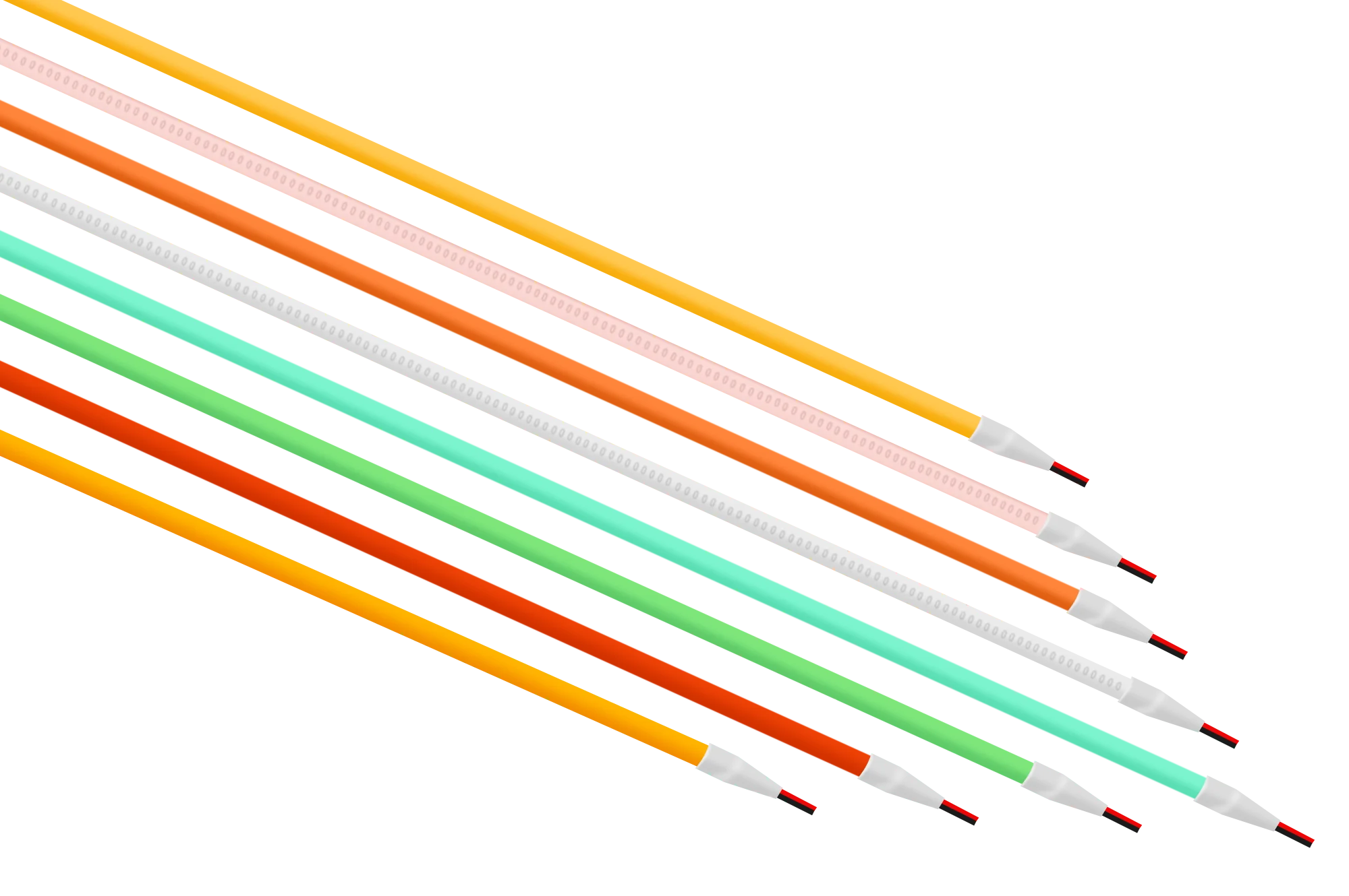 USB 5V COB LED Strip Lights 2.7mm Very Thin Multicolor 480LEDs 1m 2m For Computer Indoor Linear Tape Lights Flexible Convenient