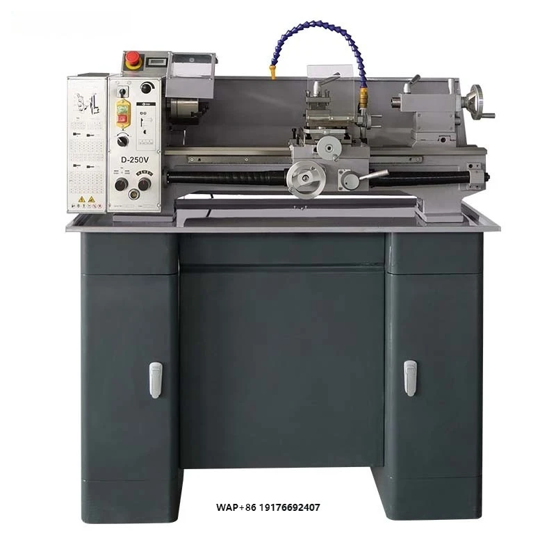 

WMTCNC Light Duty D250V Mini Manual Cutting Mechanical Lathe Machine for Metal in China