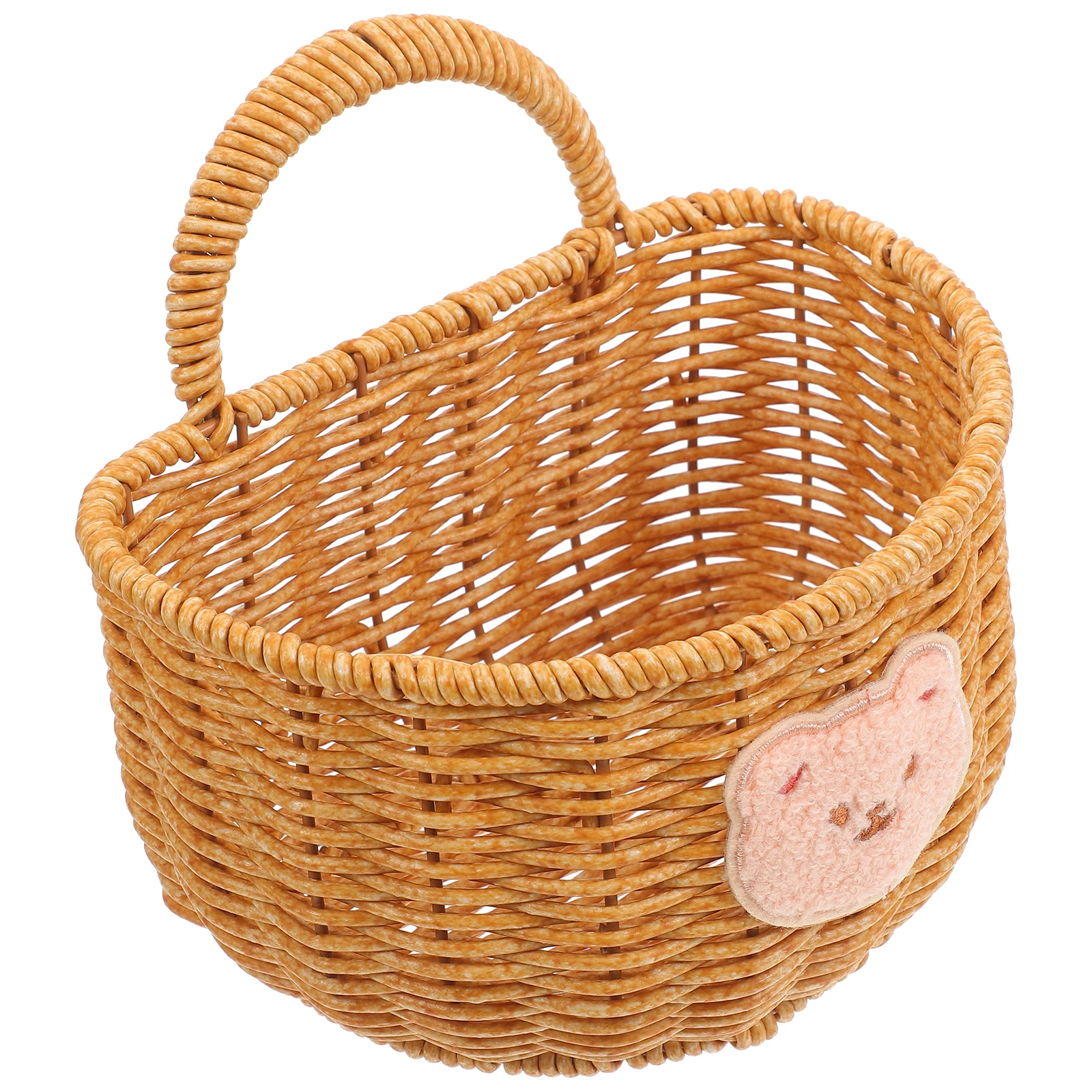 

Garlic Storage Large Woven Baskets for Pantry Kitchen Wall Hanging Vegetable Basket Small Iron Fruit Basket Egg Holder Storage