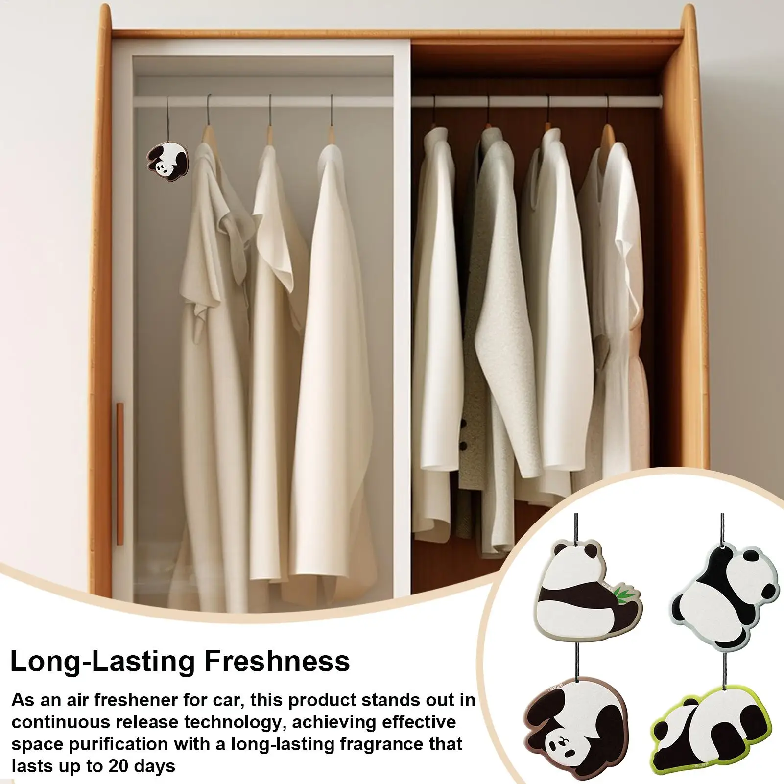 Air Freshener For Car 4 Pieces Automotive Pendant Animal Shape Long Lasting Car Refresher Tablet For Women Men Automotive Home
