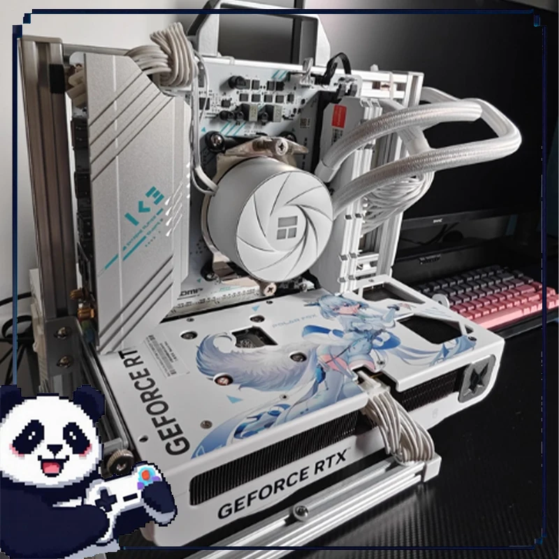 

Открытая водяная доска Шасси Atx/Matx/Itx Материнская плата Материал из алюминиевого сплава Atx/Sfx Power Diy Настольное шасси с водяным охлаждением