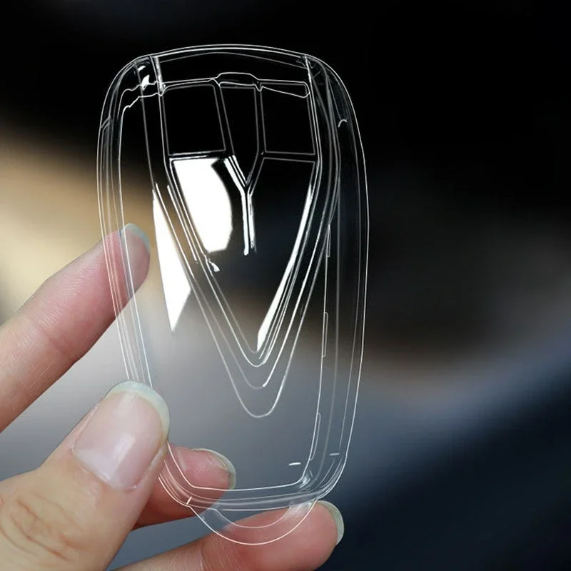 

TPU Car Remote cover fob for Changan CS35 Plus CS55 PLUS CS75 PLUS Eado UNI-T UNI K Oushang X5 X7 EV Transparent Key case shell