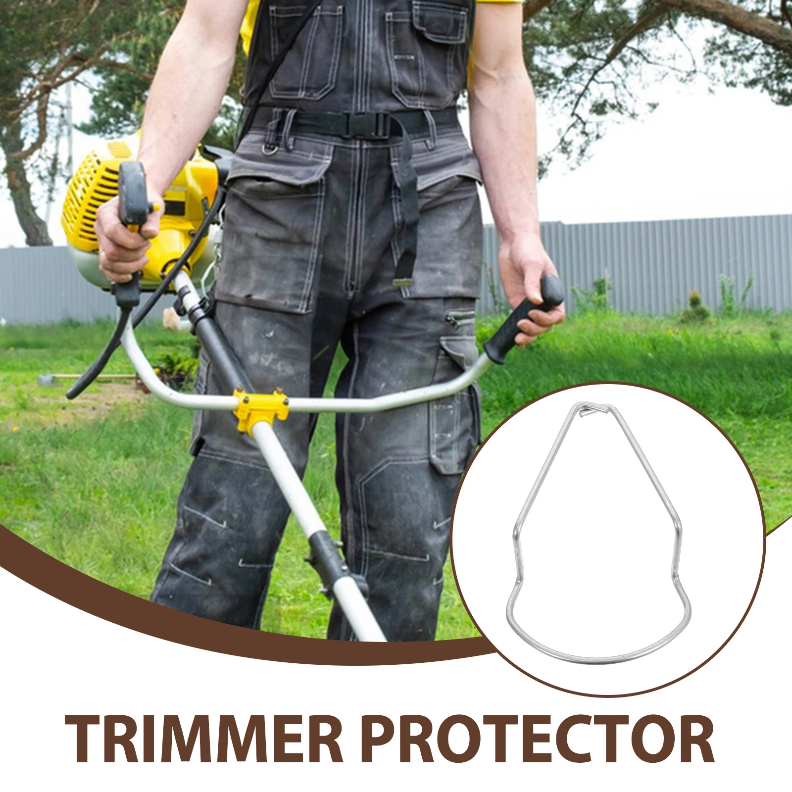 

2pcs Protector for Electric Grass Trimmer Lawn Mower Brush Cutter Durable Wear Resistant Easy Install Safety Cover