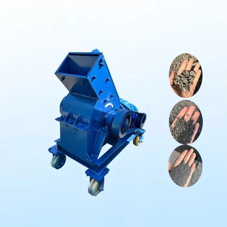 Household Small Business Small Mobile Stone Crushing Machine for Construction Work Building Decoration