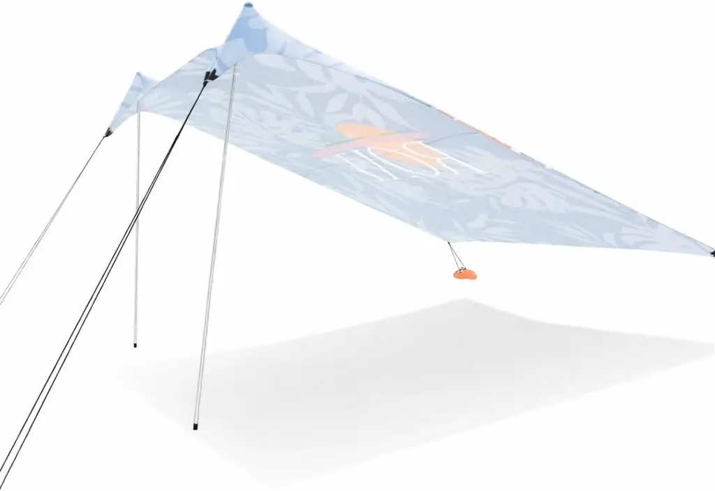 

Портативный пляжный шатер Roxy – палатка с защитой от солнца UPF 50+, с креплениями из мешков с песком и вентиляцией, легкий и водонепроницаемый, для пляжа