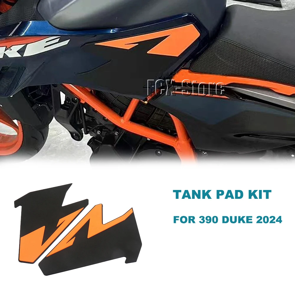 

For 390 DUKE 390Duke 390 Duke 390DUKE 2024 New Motorcycle Side Gas Knee Grip Stickers Fuel Tank Pad Protector Anti-slip Sticker