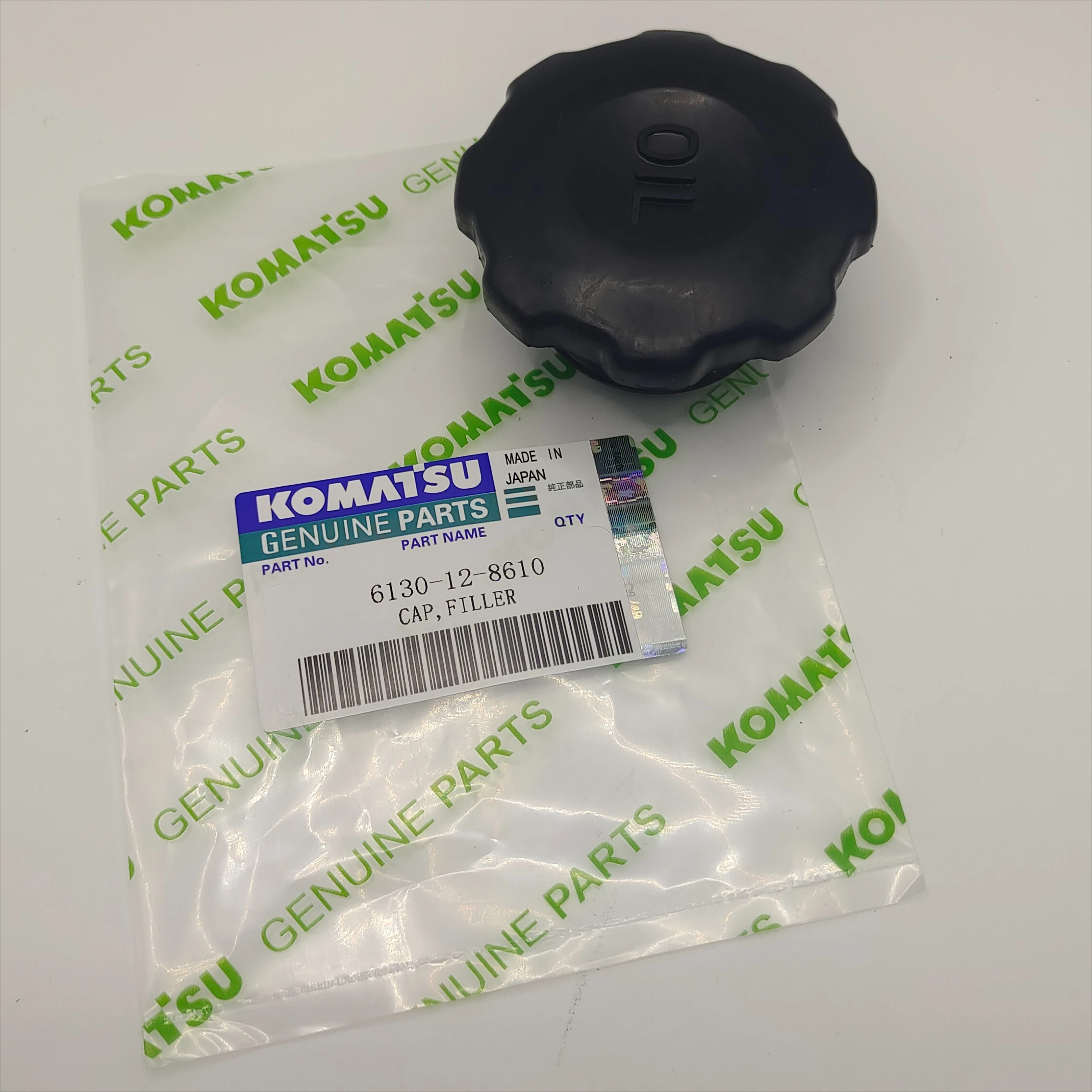 6130-12-8610 tappo olio motore originale al 6130128610 per accessori per escavatori Komatsu PC200/PC220/PC240/PC360-7-8