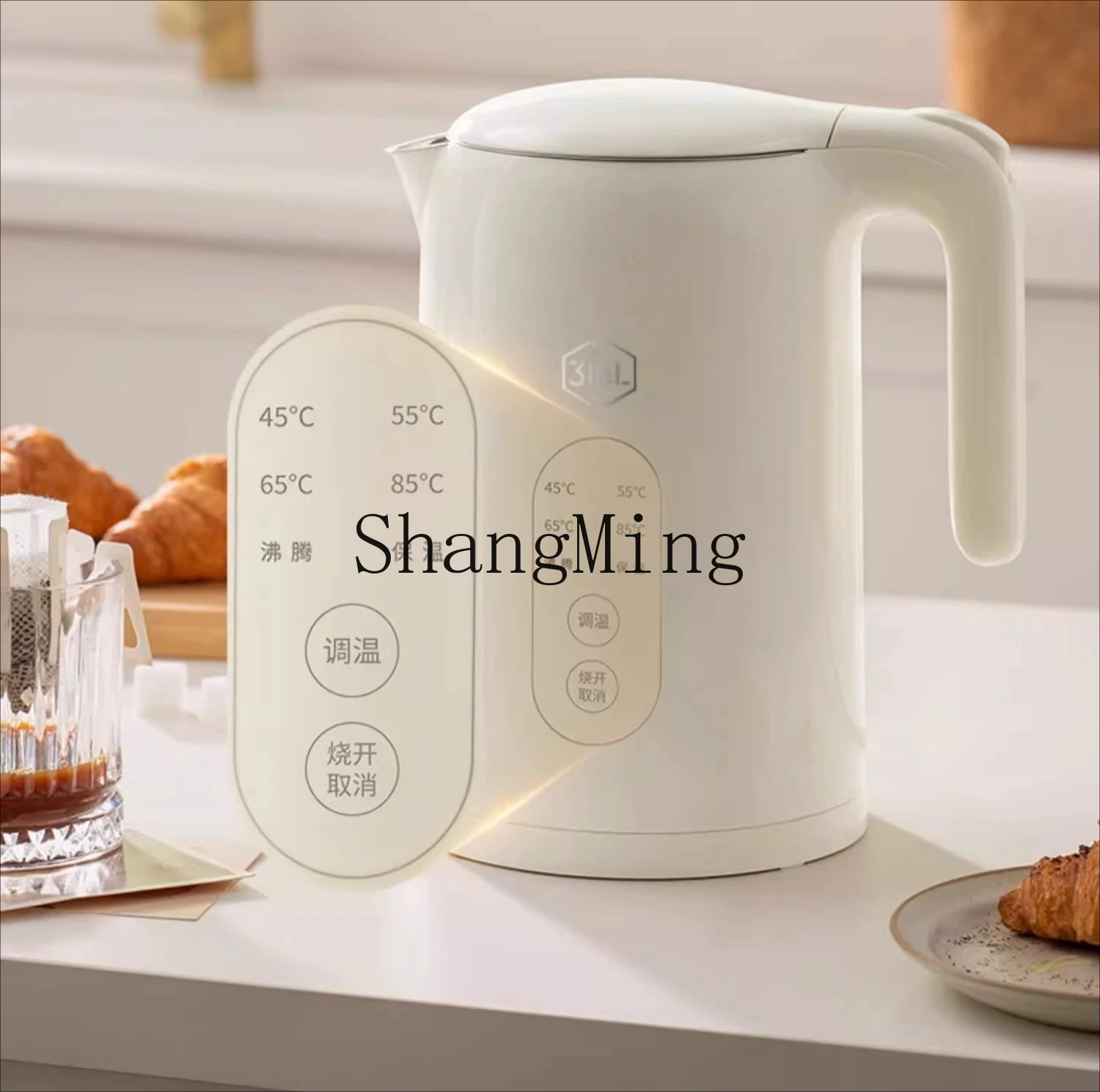 ZYY бытовой чайник с постоянной температурой, интеллектуальный термоизоляционный интегрированный автоматический чайник из нержавеющей стали