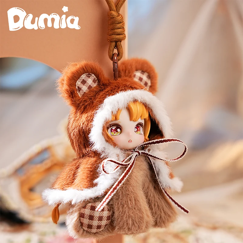 

New Trendy Play Blind Box Original Dumia Cute Beast Series Bag Pendant Keychain Pendant Cute Pain Bag Accessory Birthday Gift
